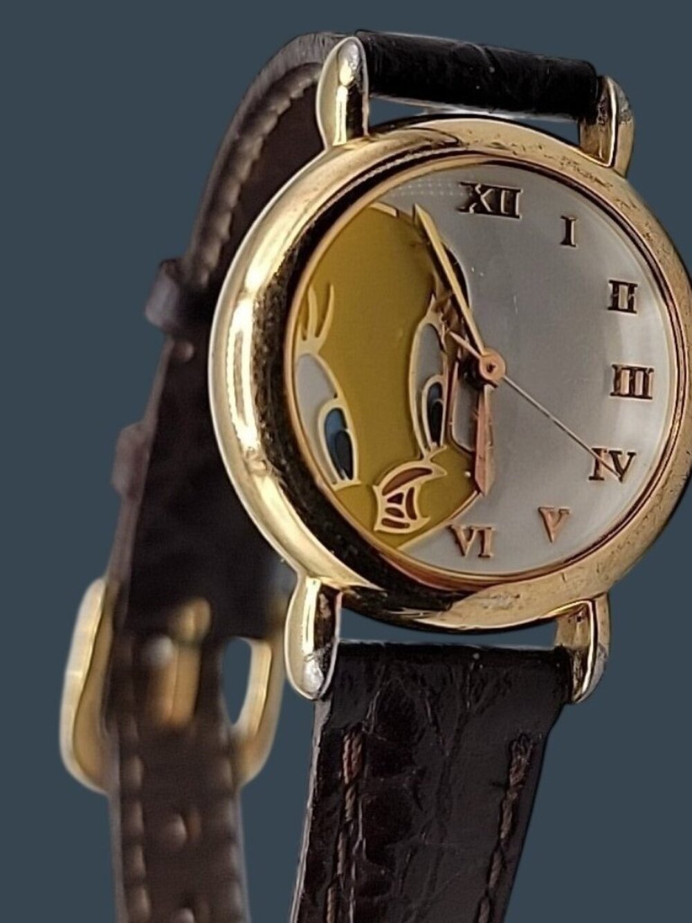 VTG Warner Brothers Store Exclusive Tweety Bird Watch 7" WB1720075 Gold Plated - Picture 11 of 16